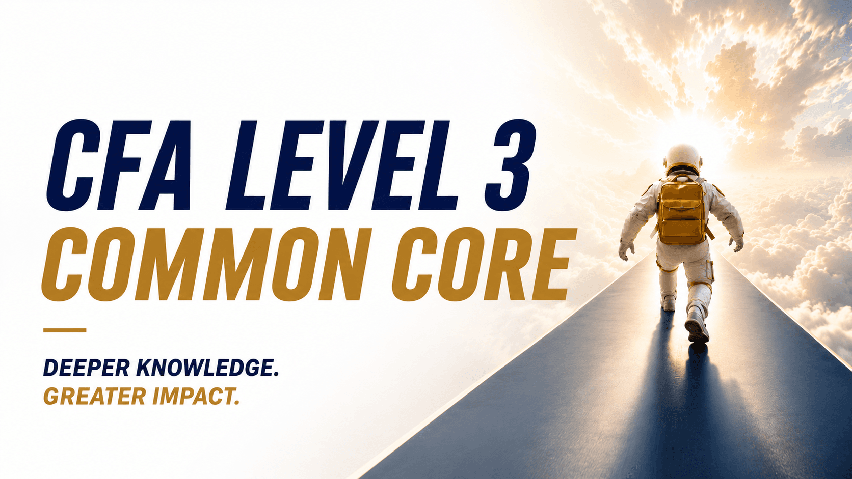 CFA Level 3  Common Core
